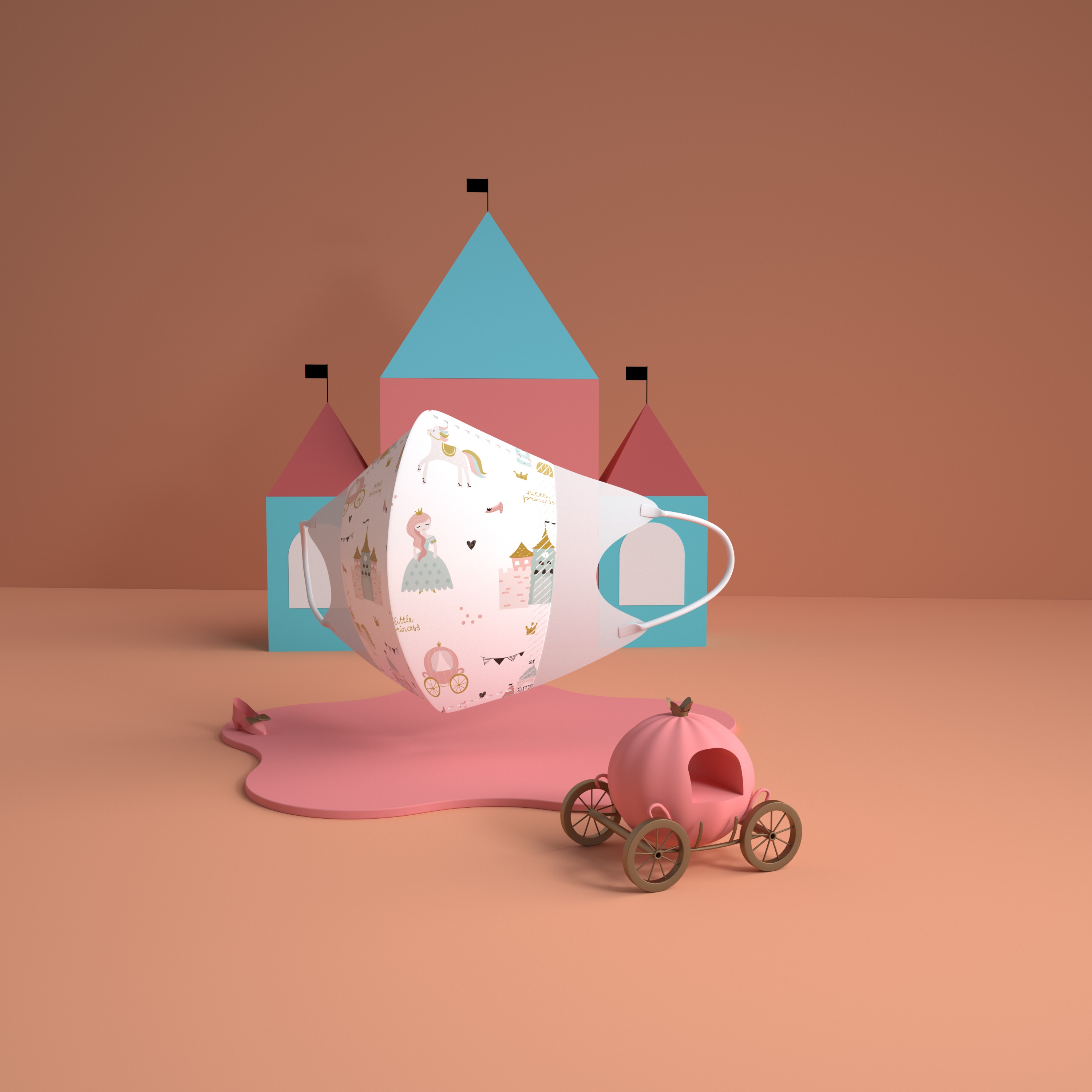 KIDS 3D MASK / PRINCESSのイメージ