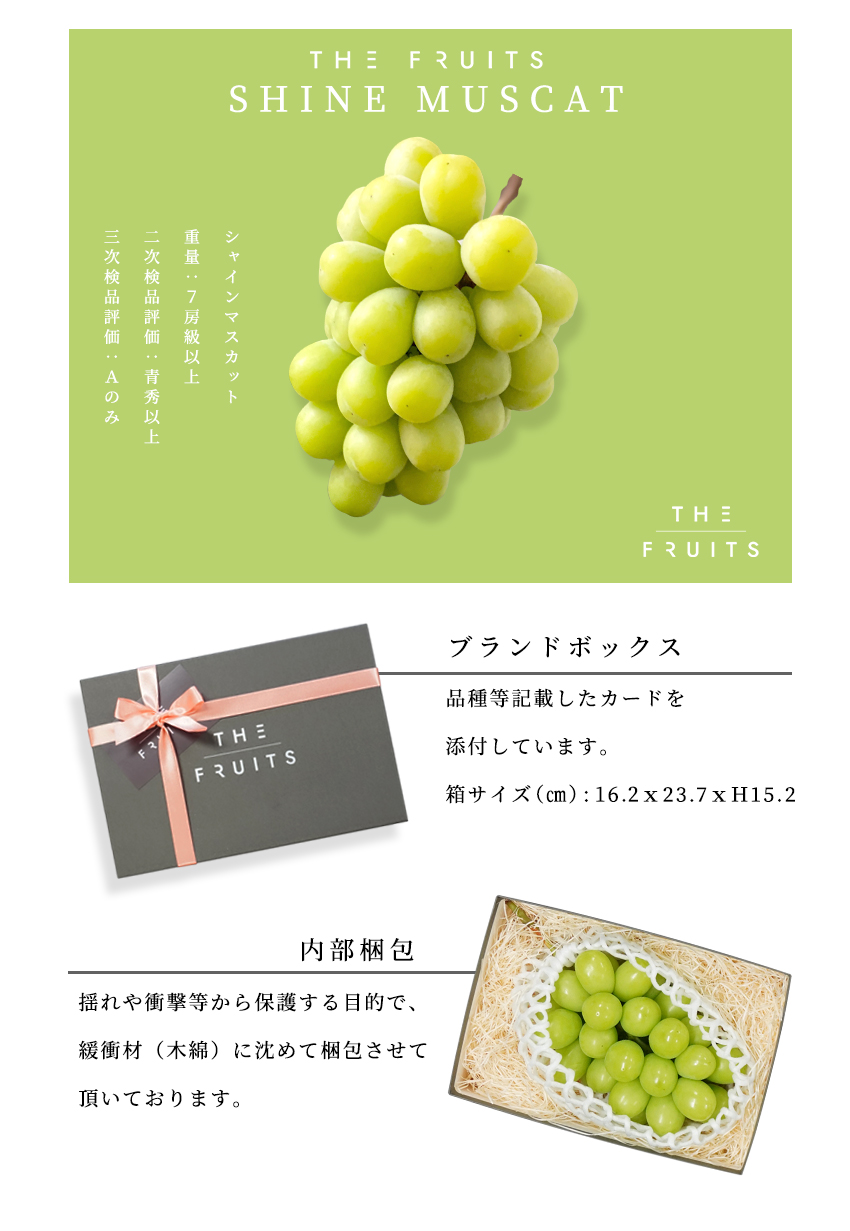 THE FRUITS シャインマスカットのイメージ