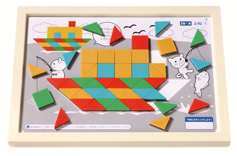 KUMON Magnetic Mosaic Figure Puzzleのイメージ