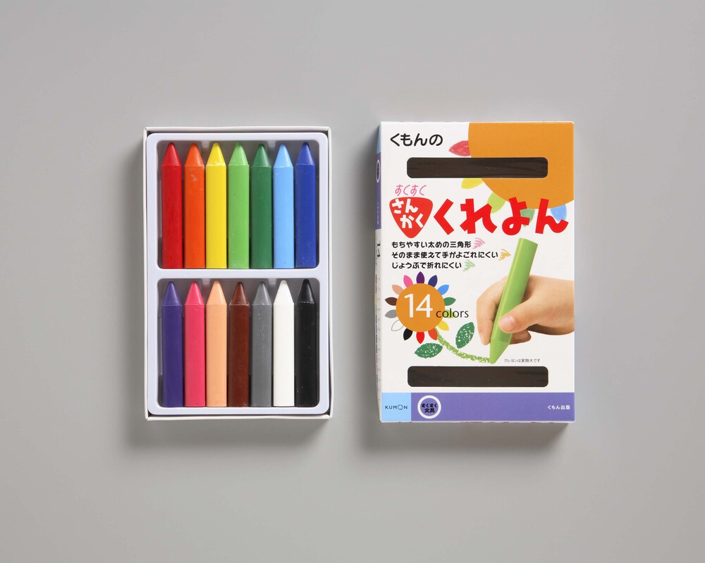 すくすくさんかくくれよんのイメージ
