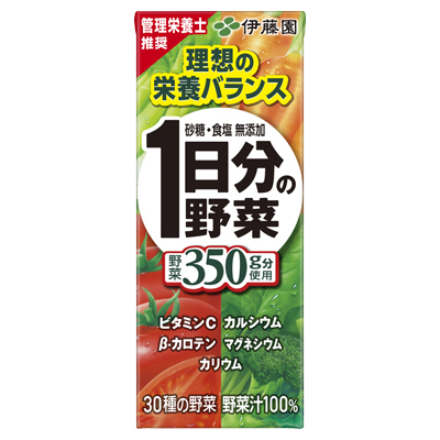 １日分の野菜 200ml 紙パックのイメージ